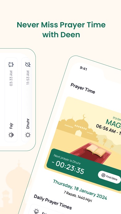 Deen Pro: Quran Prayer Athan Screenshot