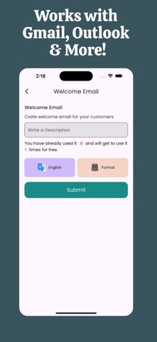 AI Email Writer Generator Pro Screenshot 5 of 5