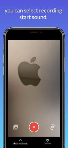 Video Camera:Recording Sounds iPhone screenshot