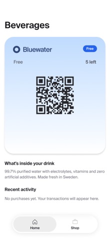 Bluewater Pay iPhone screenshot