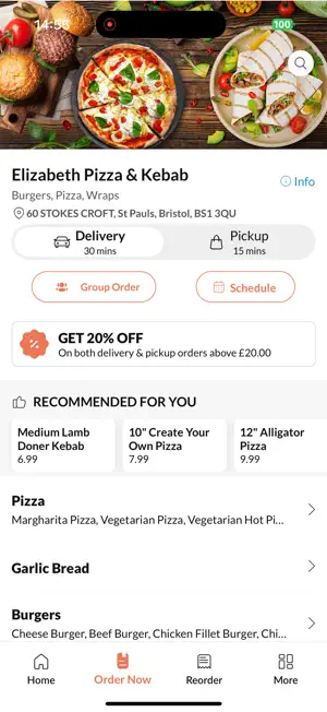 Elizabeth Pizza & Kebab screenshot 2