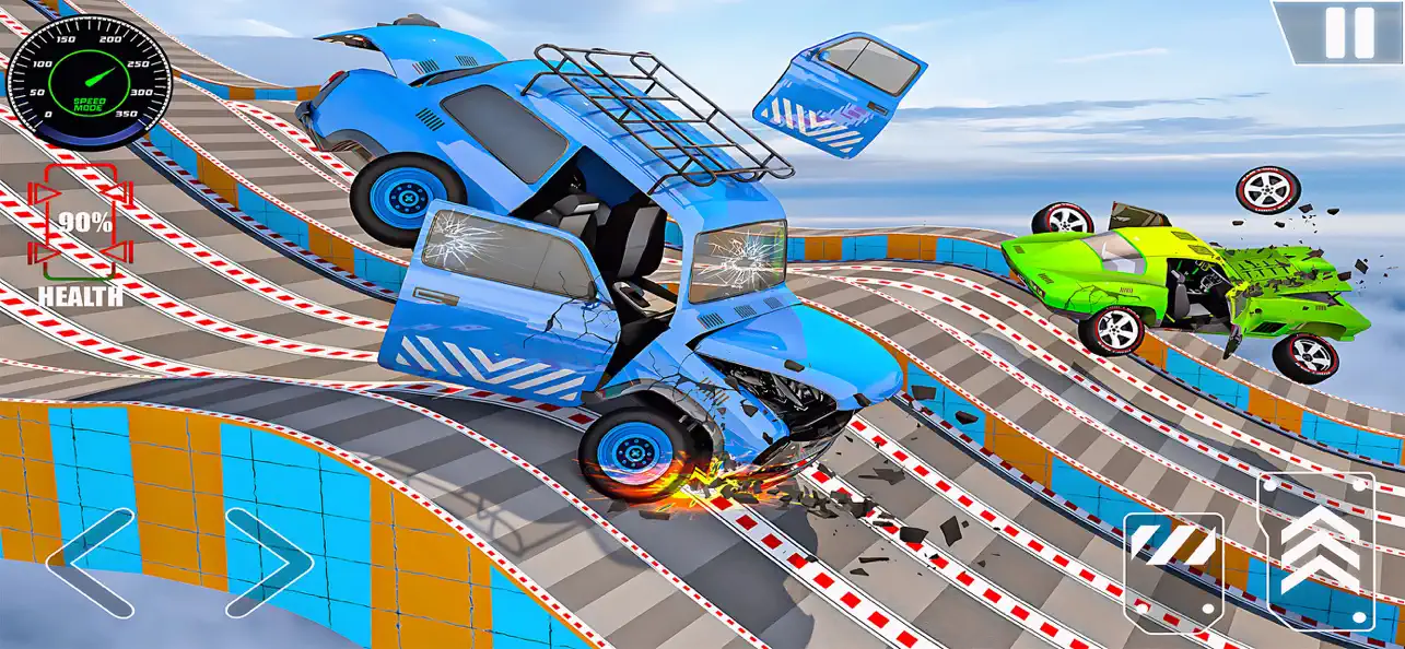 Screenshot #1 pour Car crash Destruction Derby 3d