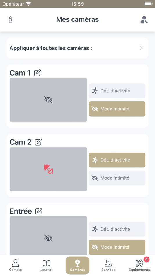 #2. Mes caméras (iOS) 由: KIWATCH