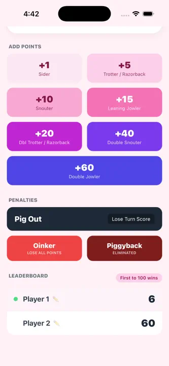 Pass The Pigs Scorer screenshot 3
