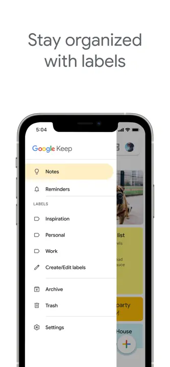 Google Keep: Screenshot 5 von 7