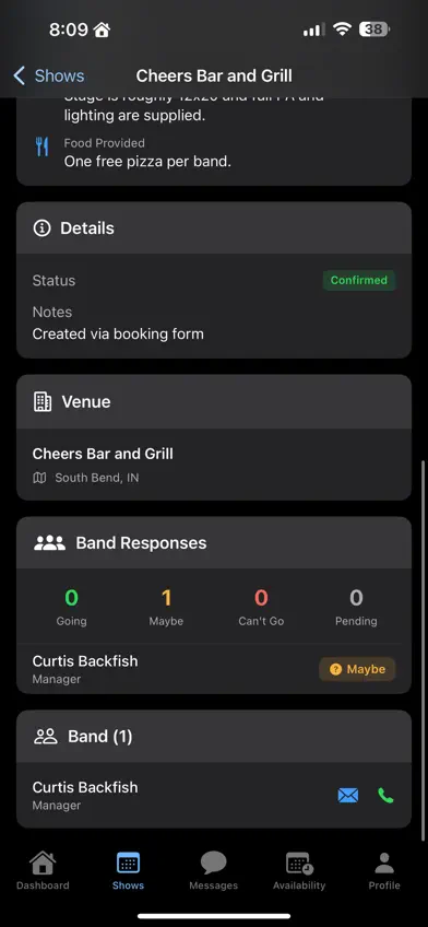 Band Portal screenshot 3