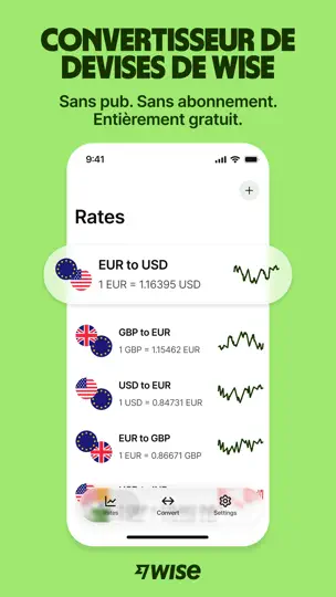 Capture d'écran de Convertisseur De Devises Wise sur iPhone 1