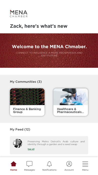 Screenshot 2 of MENA Chamber App