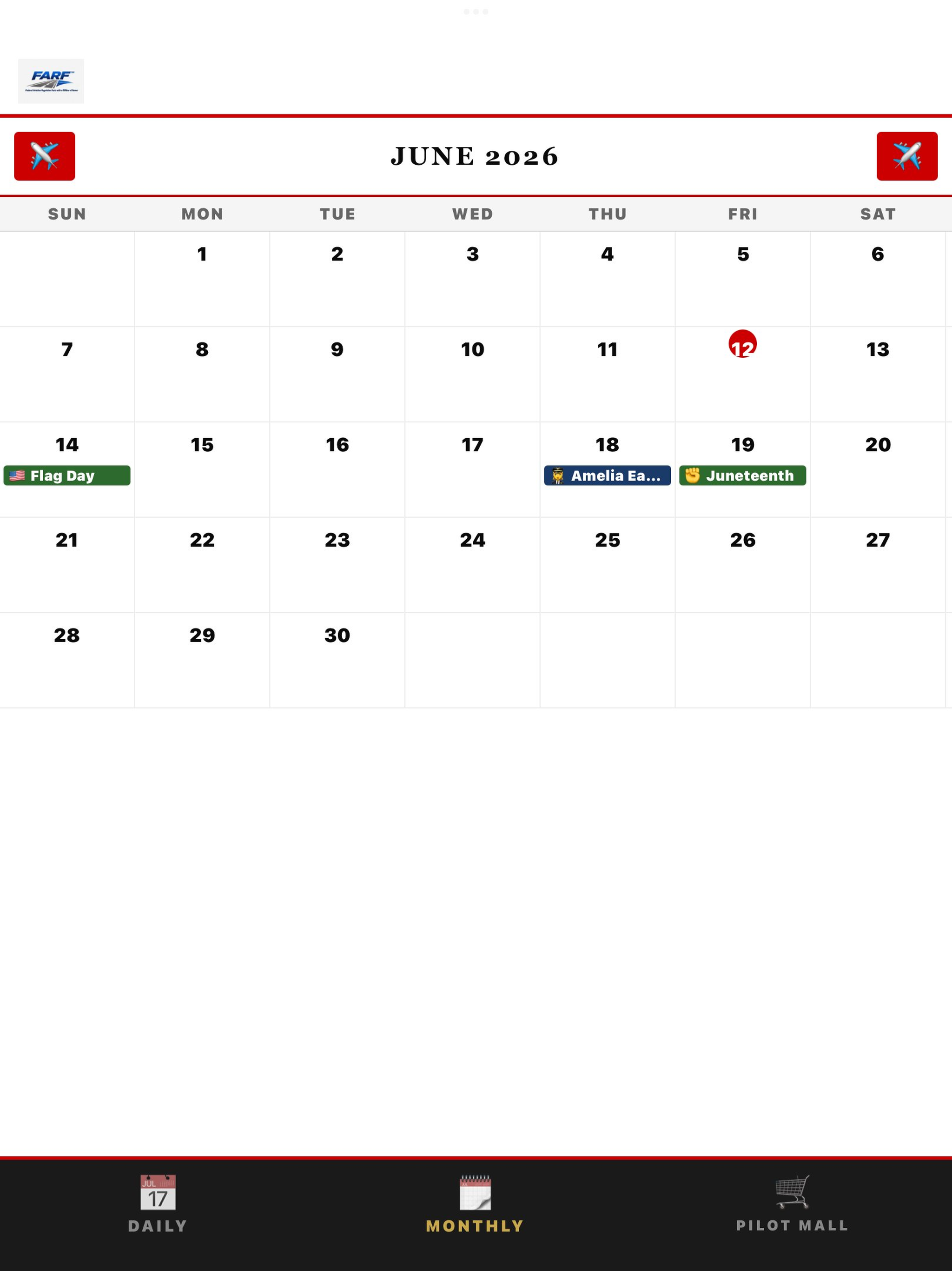 FARF Daily Calendar screenshot 8