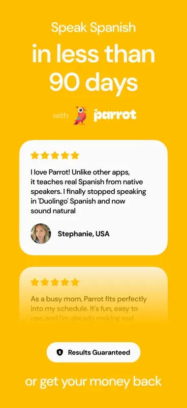 Parrot: Learn Spanish Language screenshot 9 of 9