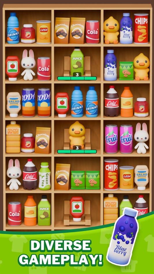 #1. Goods Match: Triple Sorting 3D (iOS) 由: Fini.ai