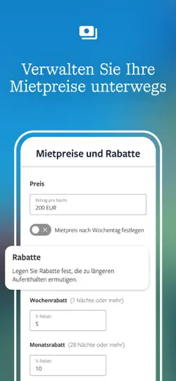 Screenshot von Vermieter FeWo-direkt auf dem iPhone 6