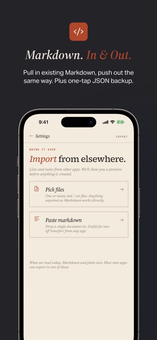 Ink: Notes, Lists & To-Dos Screenshot 7 of 10