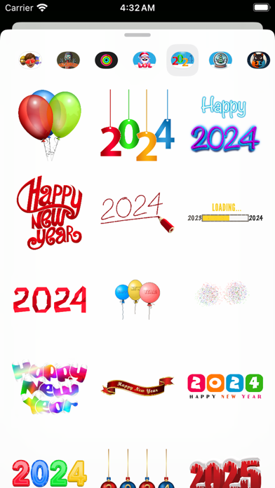 Happy New Year Stickers 2025! Screenshot