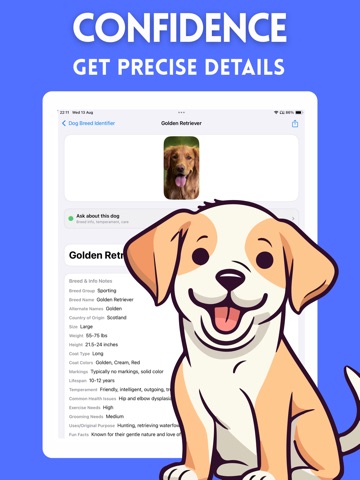 Dog Breed Identifier: Pawfect iPad screenshot