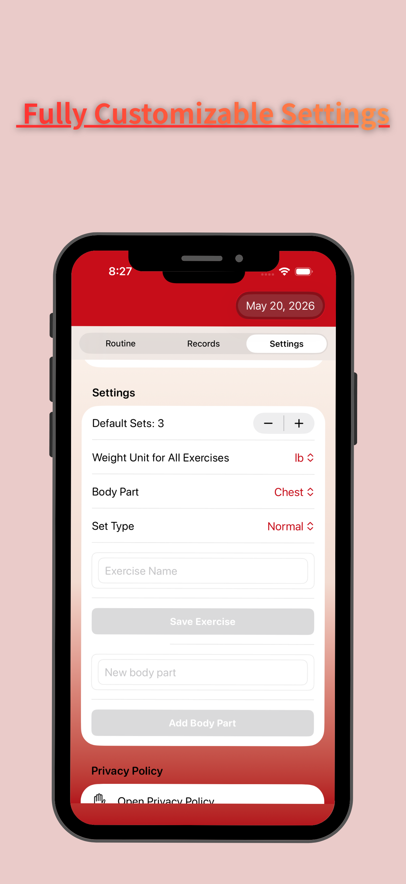 Workout Routine Memo screenshot 6