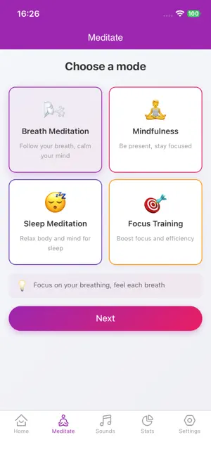 Mindful Log - Meditation Timer screenshot 2