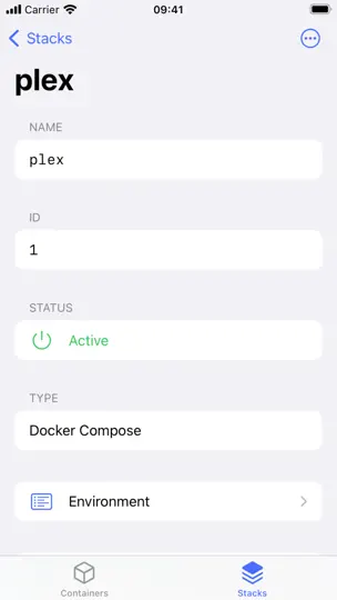 Capture d'écran de Harbour - Docker Manager sur iPhone 4