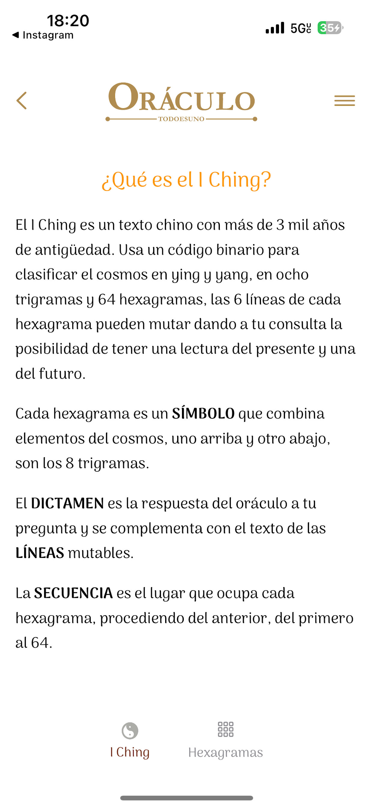 IChing-El Oráculo Emprendedor screenshot 3