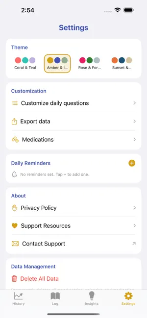 moody - bipolar tracker screenshot 1