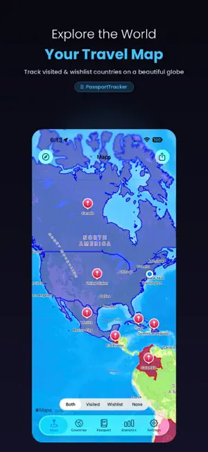 World Travel Tracker eMaps screenshot 1
