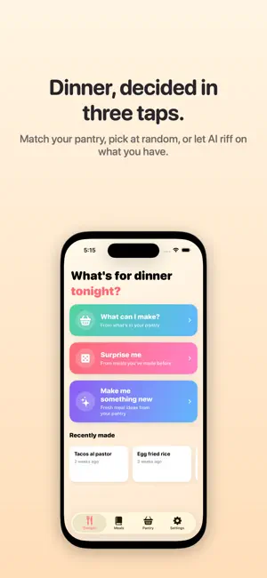 Whats For Dinner Tonight screenshot 1