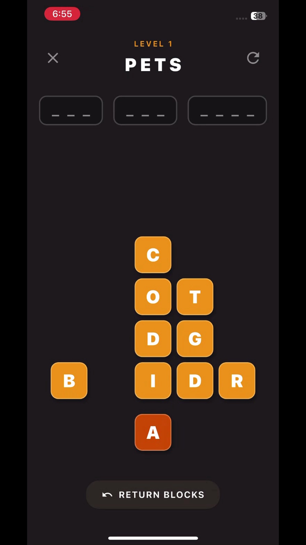 Screenshot 2 of Word Stack Play