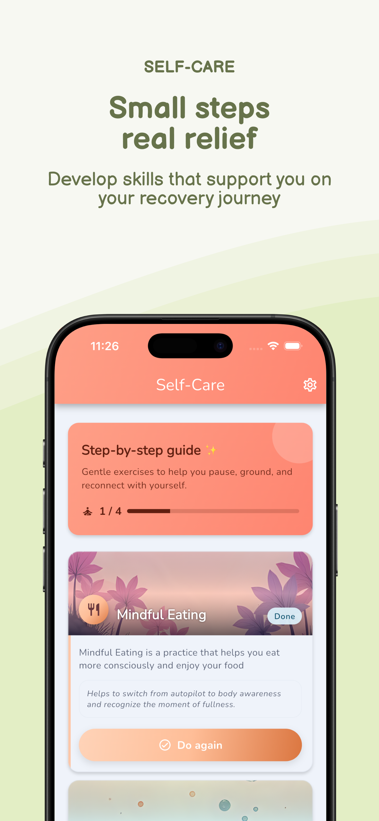 Nourish - Eating Disorder Help screenshot 4
