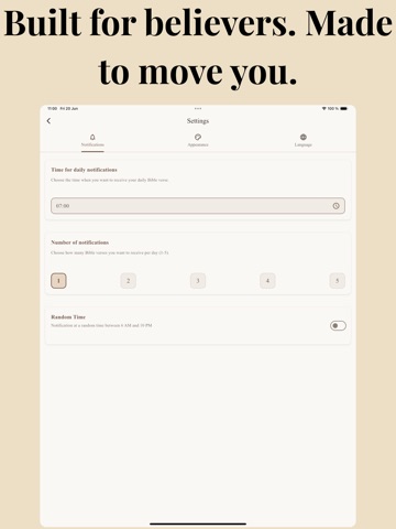 Daily Bible Verse: Prayers iPad screenshot