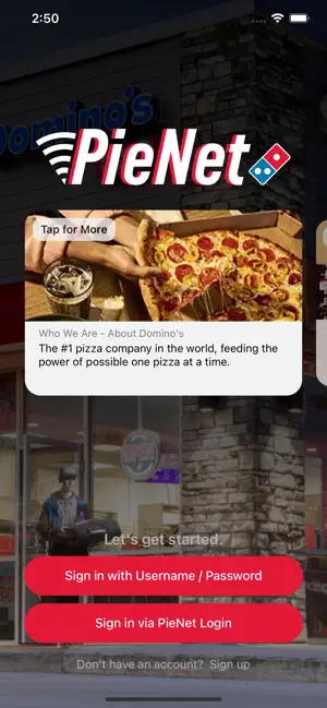 Domino’s PieNet screenshot 1