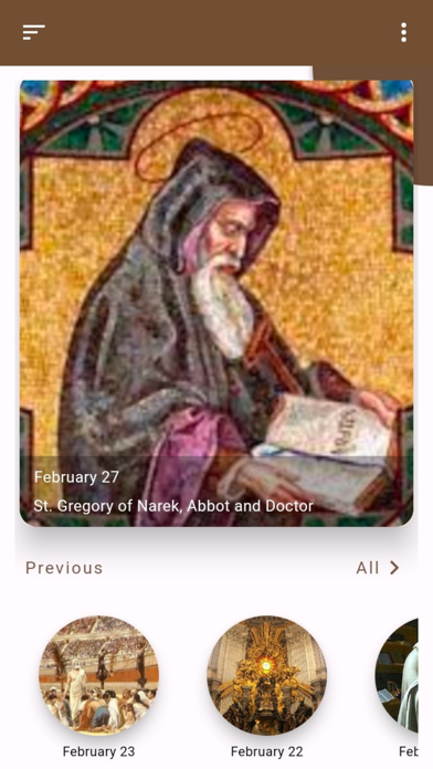 Daily Catholic Saints Screenshot