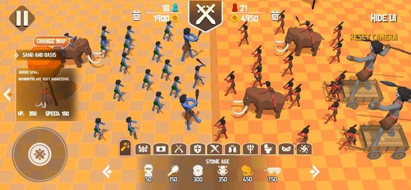 Stick Battle Simulation screenshot 2