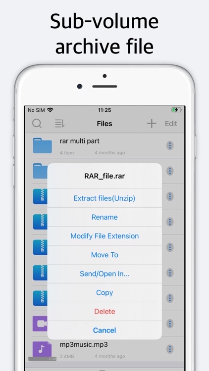 Unzip - zip,rar,7z file opener