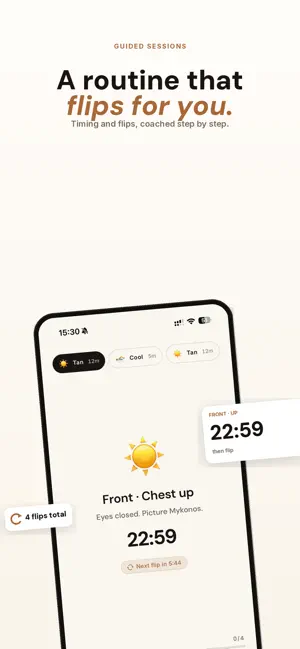 Tanned: AI Tanning & UV index screenshot 3