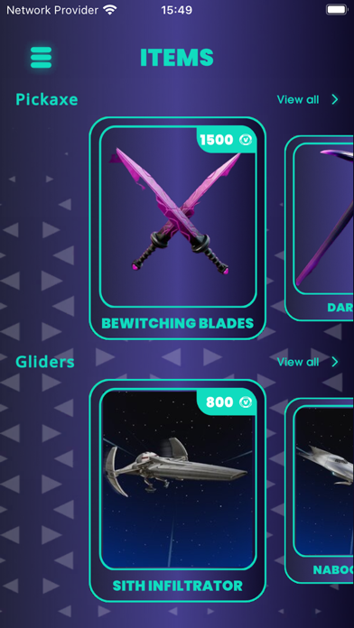 Items & Tracker from Fortnite Screenshot