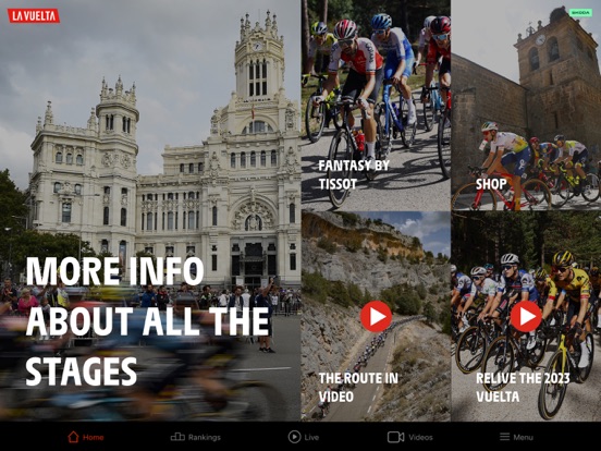 La Vuelta presented by ŠKODA iPad app afbeelding 1
