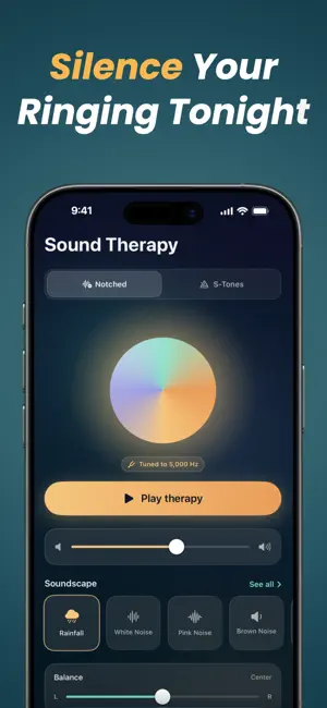 Tinnitus White Noise: ToneDown screenshot 2
