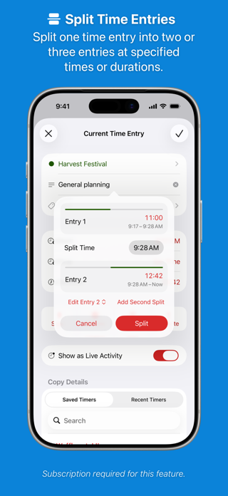 Timery: Time Tracker Screenshot 5 of 10