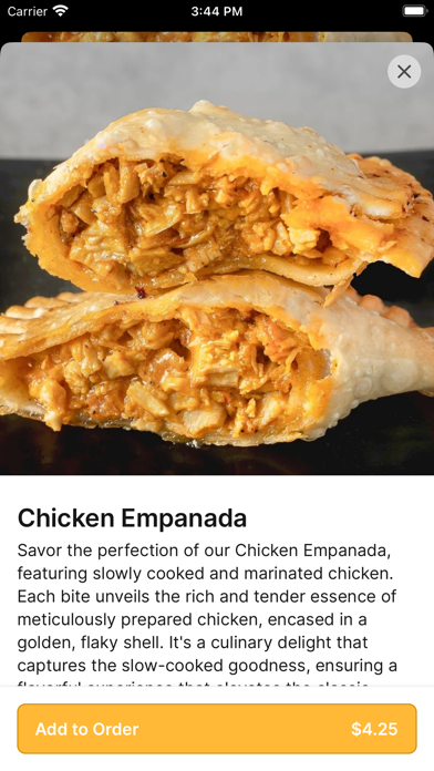 Supreme Empanadas iPhone screenshot 3 - Food & Drink app