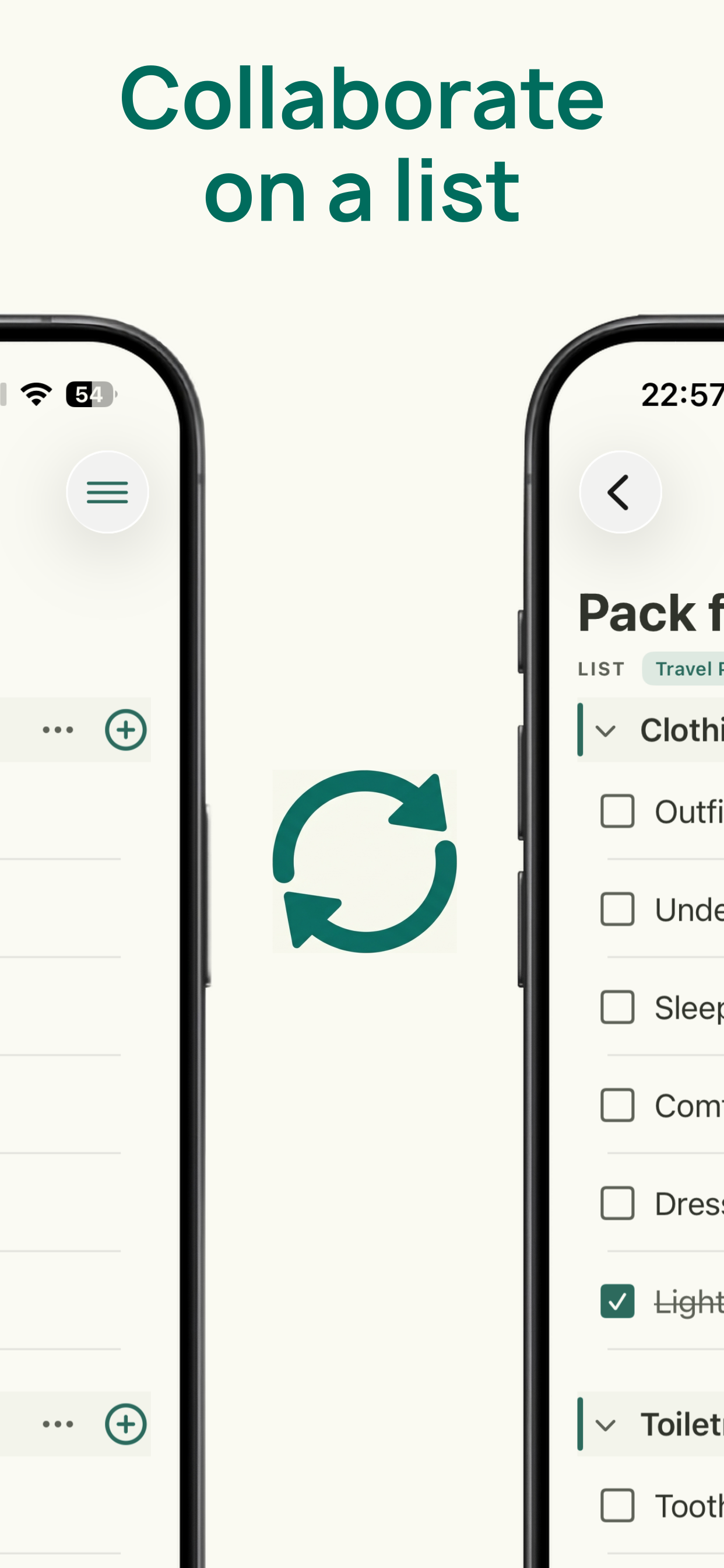 Wholistic: recurring checklist screenshot 3