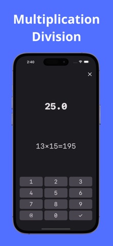 Math Games for Adults - Matzi iPhone screenshot