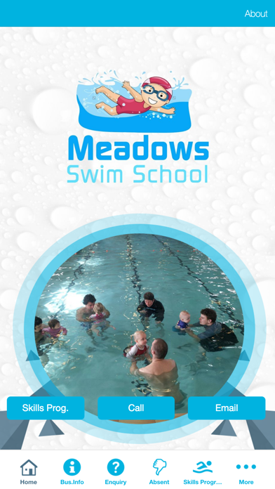 The Meadows Swim School App app screenshot