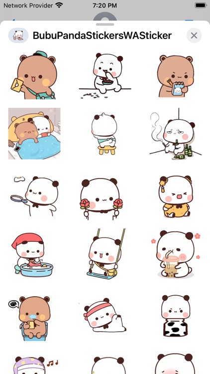 Bubu Panda Stickers- WASticker screenshot-3