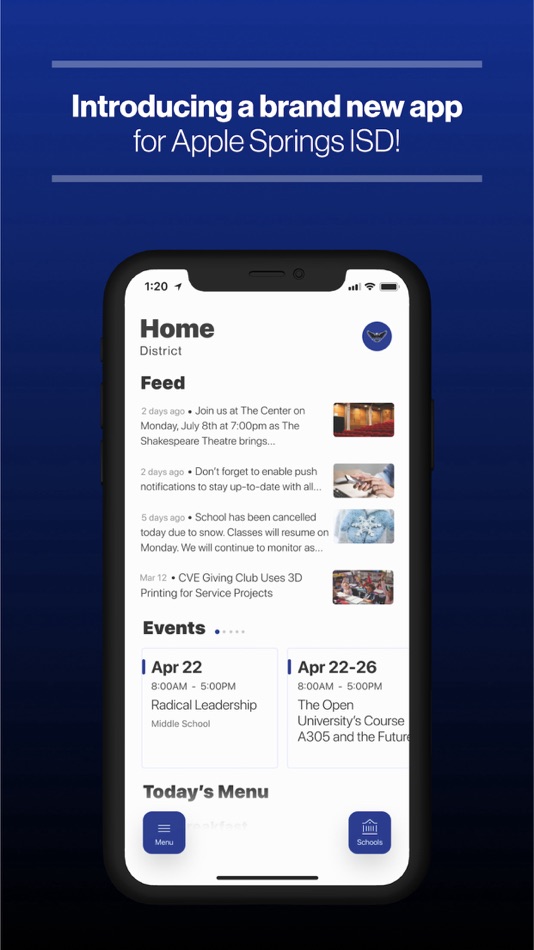 #1. Apple Springs ISD, TX (iOS) 由: Apple Springs Independent School District