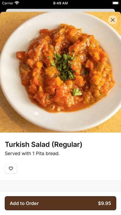 Kabab Burger Med. Grill