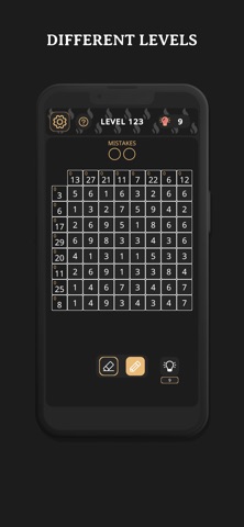 Numbers Puzzle - Number Sums iPhone screenshot