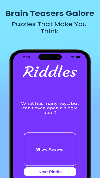 Riddles: Train Your Brain Screenshot