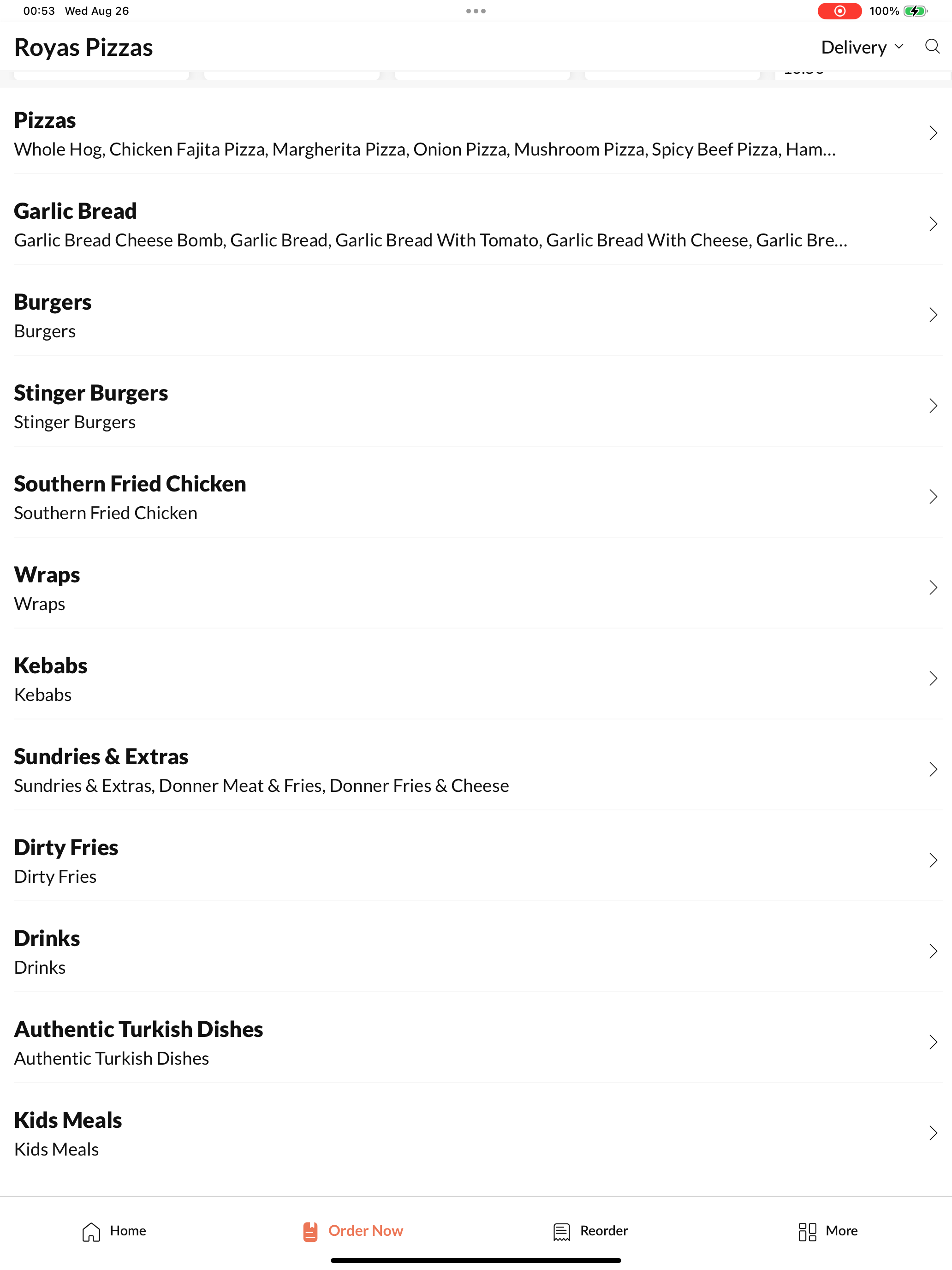 Royas Pizzas screenshot 7