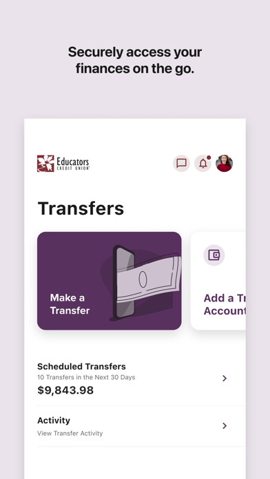 Screenshot #2 pour Educators WI Mobile Banking