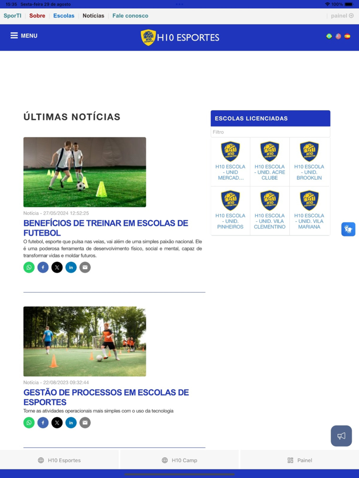 H10 Escola de Esportes